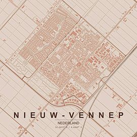 Nieuw-Vennep Map by Stef van Campen