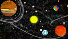 Universe, Galaxy, Milky Way, Solar System, BC