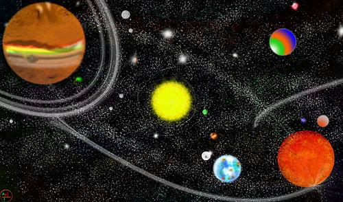 Universe, Galaxy, Milky Way, Solar System, BC