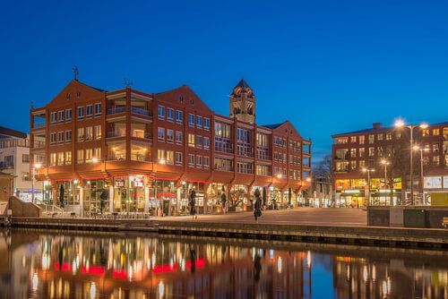 Alphen aan den Rijn bij avond
