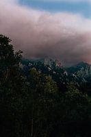 Berg im Sonnenuntergang
