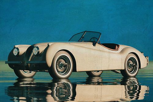 Jaguar XK 120 von 1954 von Jan Keteleer