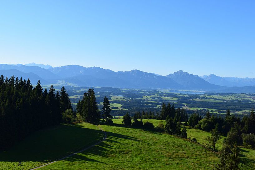 Allgaeuer Berglandschaft by Karin Sigwarth