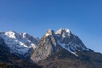 So close to the mountains, Waxenstein and Zugspitze zo dicht bij de bergen, si proche des montagnes