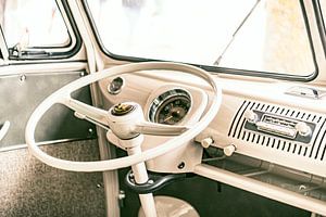 Volkswagen Transporter T1 vintage retro van dashboard by Sjoerd van der Wal Photography