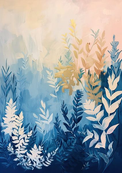 Leaves | Quiet Garden Painting with Leaves by Flower Studio