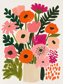 A Sea of Blossoms – Colourful Folk Art Flowers by Marco Müller-Vo
