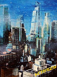 New York – Manhattan Times Square West 30 Hudson Yards „Crazy“ von Johann Pickl