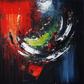 Abstracte krachtige kleuren