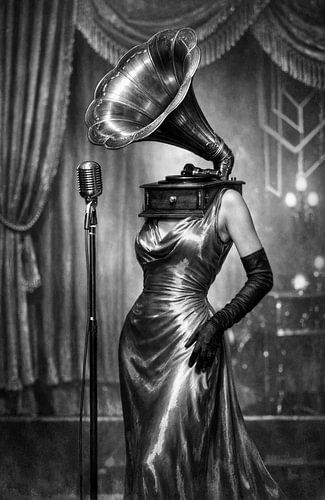 Surrealistic Stage Lady