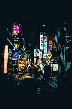 Verlichting van Seoul van Mickéle Godderis