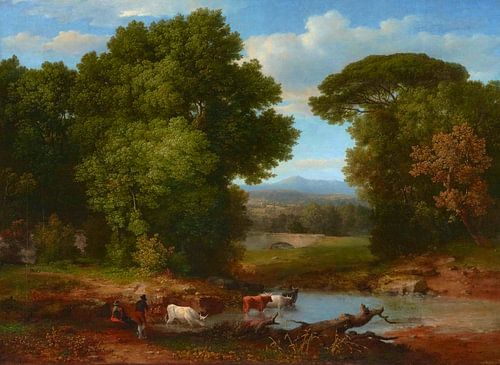 Een beetje van het Romeinse Aquaduct, George Inness...