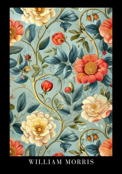 William Morris Poster by Niklas Maximilian
