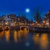 Keizersgracht in Amsterdam onder de sterren van Ardi Mulder