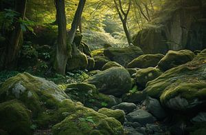 Wandern im Wald