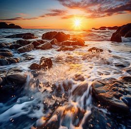 Sonnenuntergang am Meer