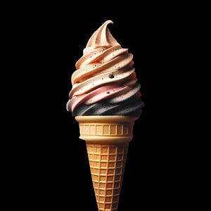 Glace au tourbillon
