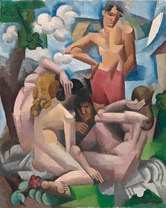 Roger de La Fresnaye, Die Badegäste, 1912