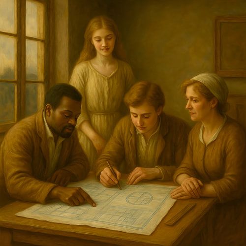 De Strategen – AI Classica – Mensen aan het werk – Kunst voor bedrijven