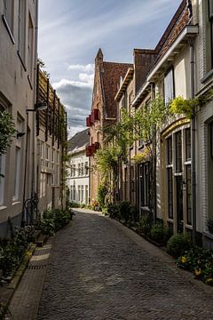 Street in historic Zutphen by Frank Slaghuis