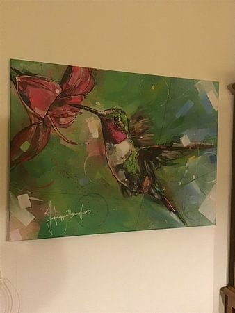 Hummingbird painting