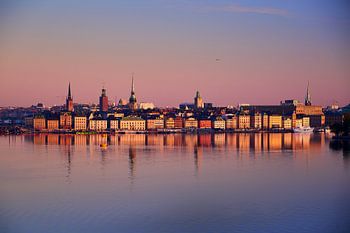 Stockholm panorama in the morning light