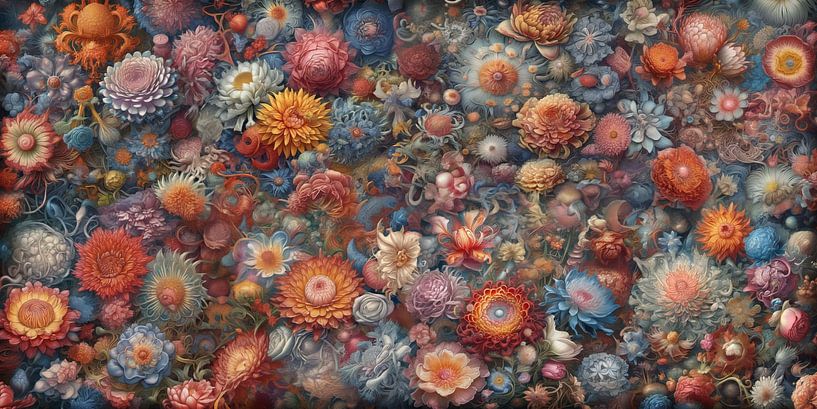 Sea of flowers by Henk Nijman