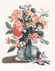 Flowers in a vase, Johan Teyler