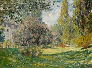 Die Familie Monet in ihrem Garten in Argenteuil, Édouard Manet