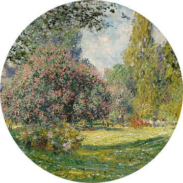 De familie Monet in hun tuin bij Argenteuil, Édouard Manet