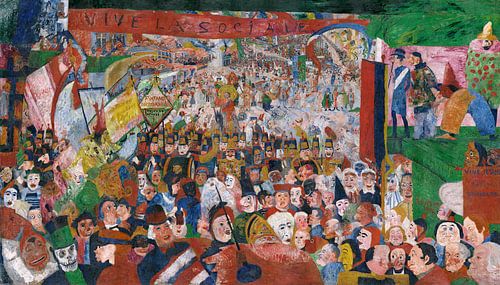 De intrede van Christus in Brussel in 1889, James Ensor