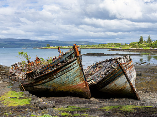 Die Schiffswracks von Salen auf Mull, Schottland (6/8)