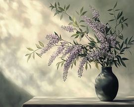 Lilac Drift van Blikvanger Schilderijen