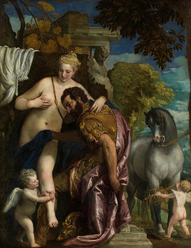 Mars en Venus verenigd door liefde, Paolo Veronese