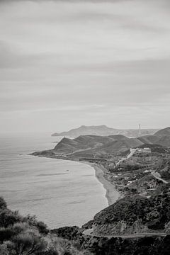 Cabo de Gata op een rustige bewolkte dag van Fotografia Elegante