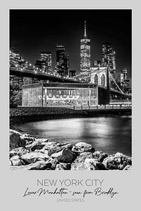 In focus: NEW YORK CITY Manhattan Impression from Brooklyn