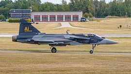 Saab JAS 39E Gripen of the Swedish Air Force.