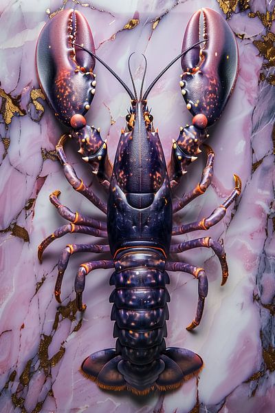 Lobster on marble by Steffen Gierok
