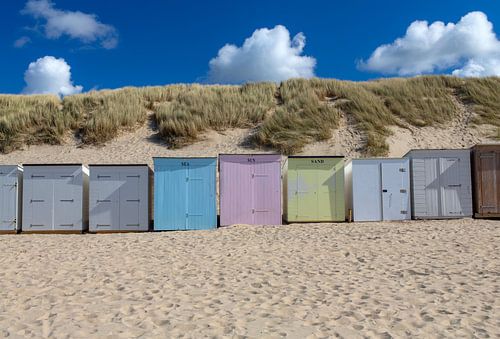 Oostkapelle beach cabins