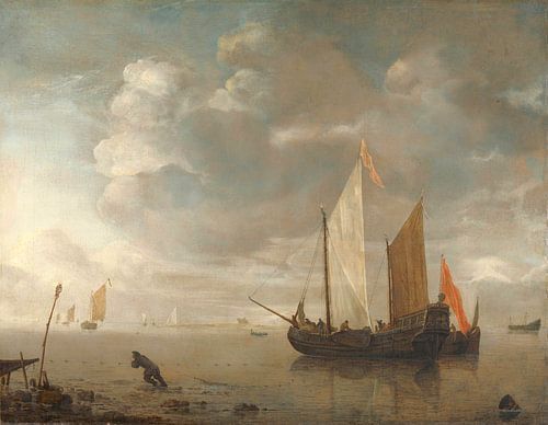 Rustige zee, Hendrick Jacobsz. Dubbels