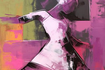 Dans van Abstract Schilderij