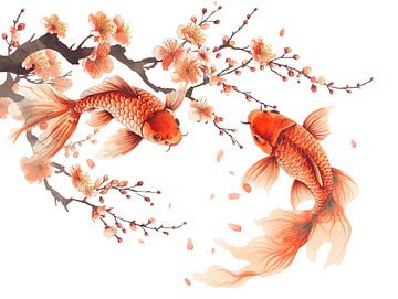 Japanese goldfish by PixelPrestige