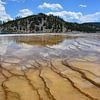 Couches colorées du parc national américain de Yellowstone sur My Footprints
