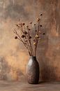 Ceramic vase with dried flowers by Imperial Art House thumbnail