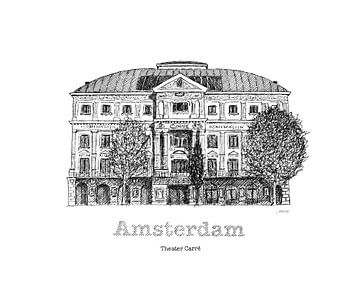 Théâtre Carré d'Amsterdam sur Mjanneke