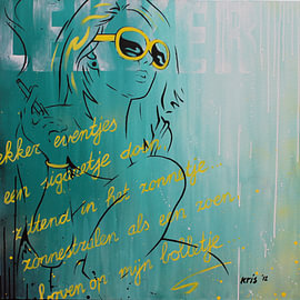 Assis au soleil (2012-07) sur Kris Stuurop