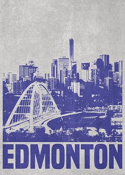 De skyline van Edmonton van DEN Vector