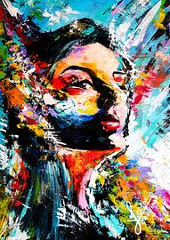 Colorfull Portrait by J.colordrawingz_