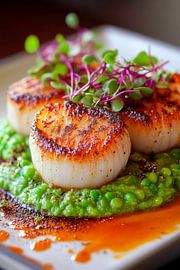 Jakobsmuscheln Genuss von Poster Art Shop