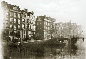 In einer Amsterdamer Gracht 1895